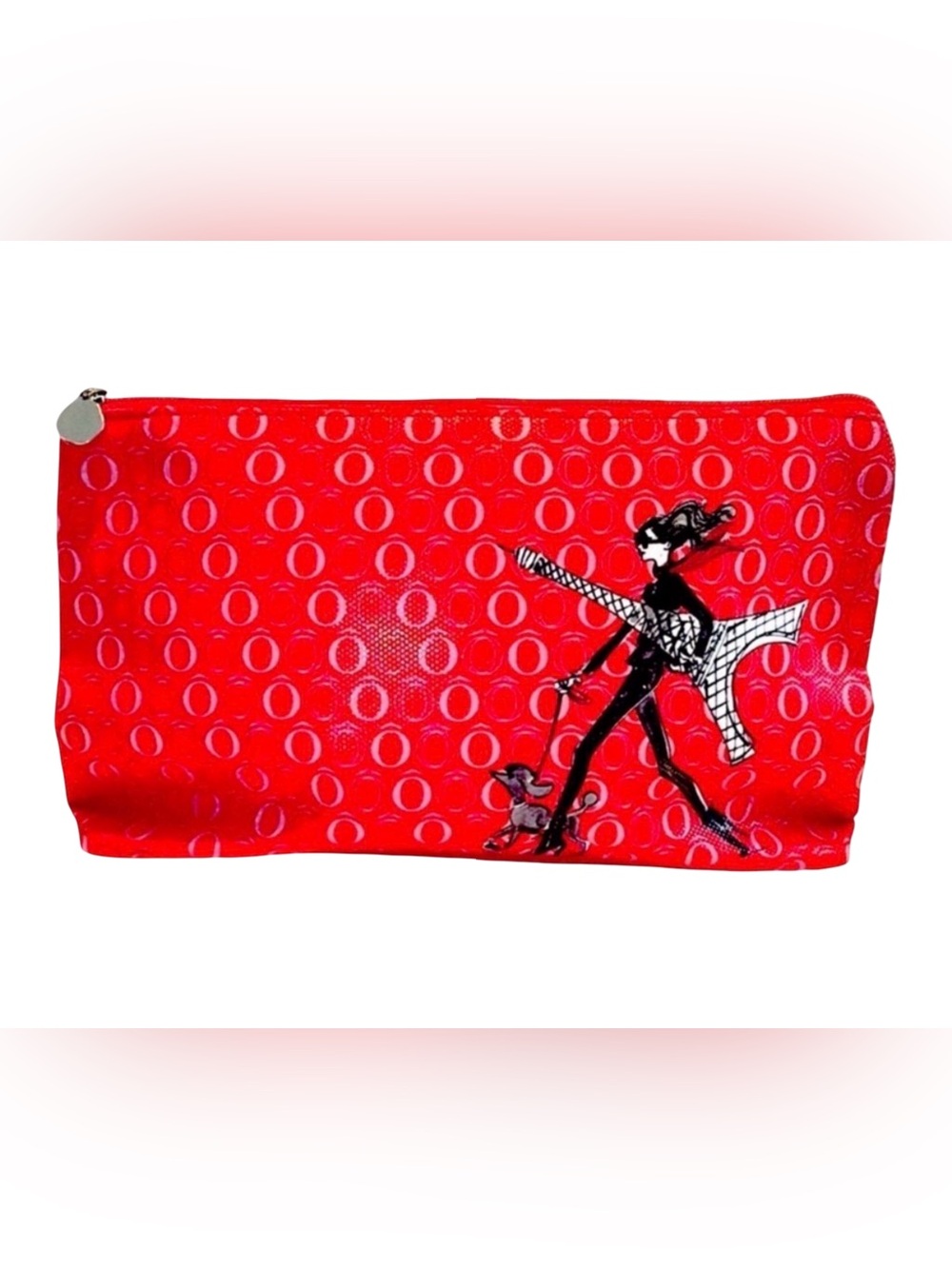 Lancôme Paris Red Cosmetic Pouch NWOT | Parisian Makeup Bag | Limited Edition